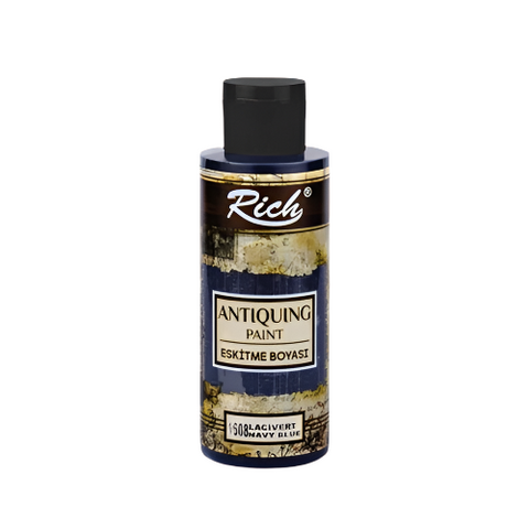Rich Antiquing Paint - Navy Blue (120CC)