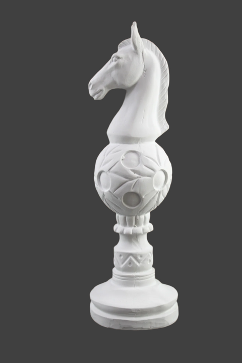Horse Bust on Ball Stand