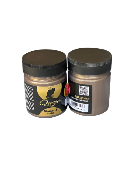 Queen Craft Diamond Metallic Paint - Antique Bronze (120CC)