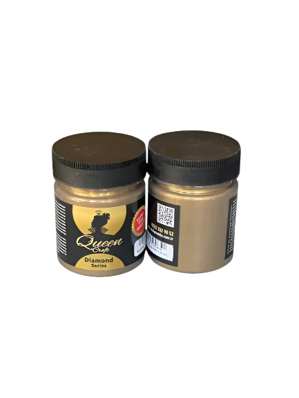 Queen Craft Diamond Metallic Paint - Antique Gold (120CC)