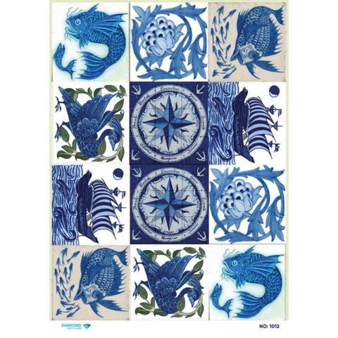 Rice Decoupage Paper - 1012