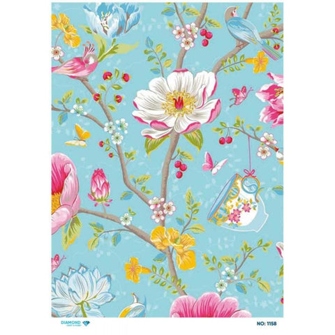 Rice Decoupage Paper - 1158