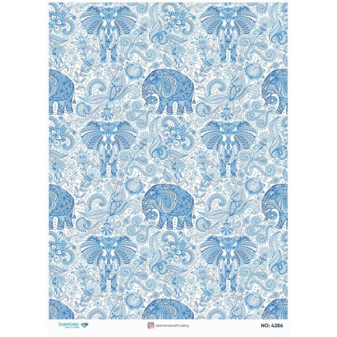 Rice Decoupage Paper - 4286