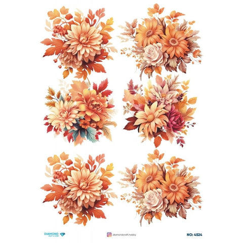 Rice Decoupage Paper - 4524