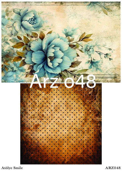 Rice Decoupage Paper - ARZ-048
