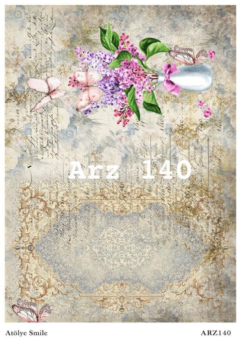 Rice Decoupage Paper - ARZ-140