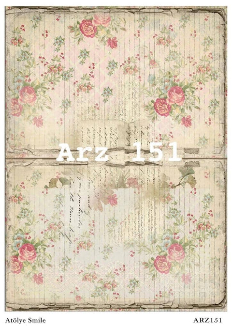 Rice Decoupage Paper - ARZ-151