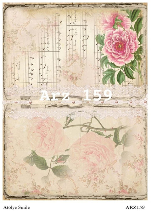 Rice Decoupage Paper - ARZ-159