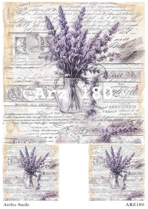 Rice Decoupage Paper - ARZ-180
