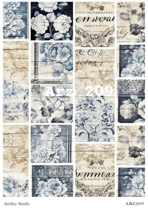 Rice Decoupage Paper - ARZ-209