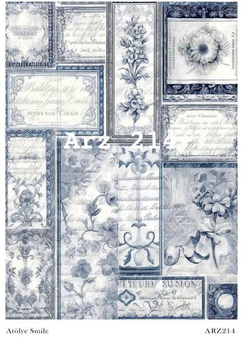 Rice Decoupage Paper - ARZ-214