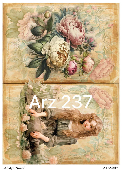 Rice Decoupage Paper - ARZ-237