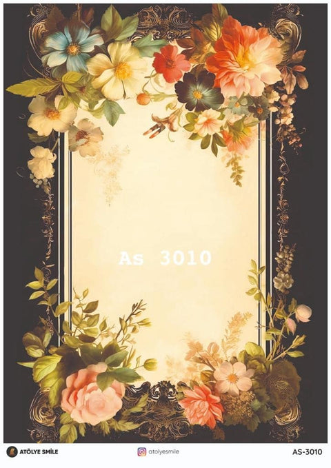 Rice Decoupage Paper - AS-3010
