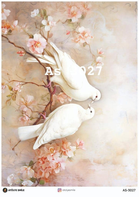 Rice Decoupage Paper - AS-3027