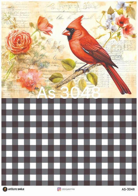 Rice Decoupage Paper - AS-3048