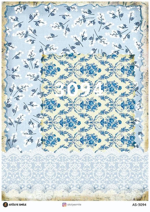 Rice Decoupage Paper - AS-3094