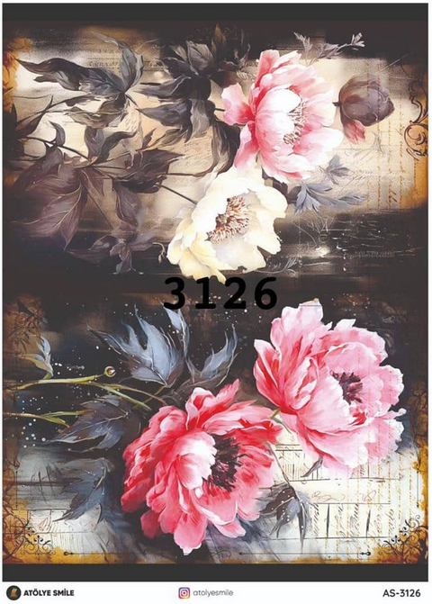 Rice Decoupage Paper - AS-3126