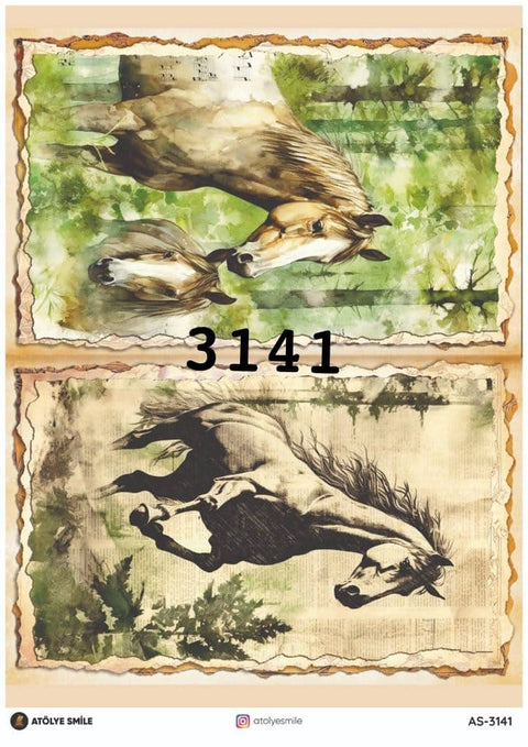 Rice Decoupage Paper - AS-3141