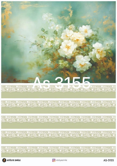 Rice Decoupage Paper - AS-3155