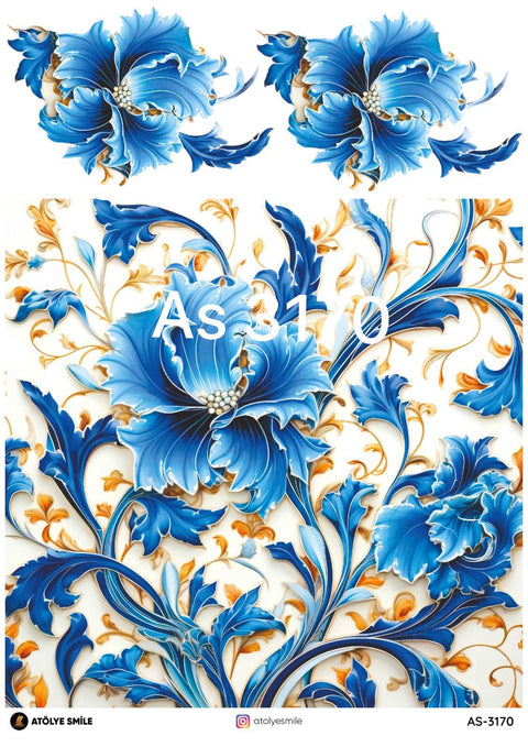 Rice Decoupage Paper - AS-3170