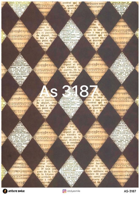 Rice Decoupage Paper - AS-3187