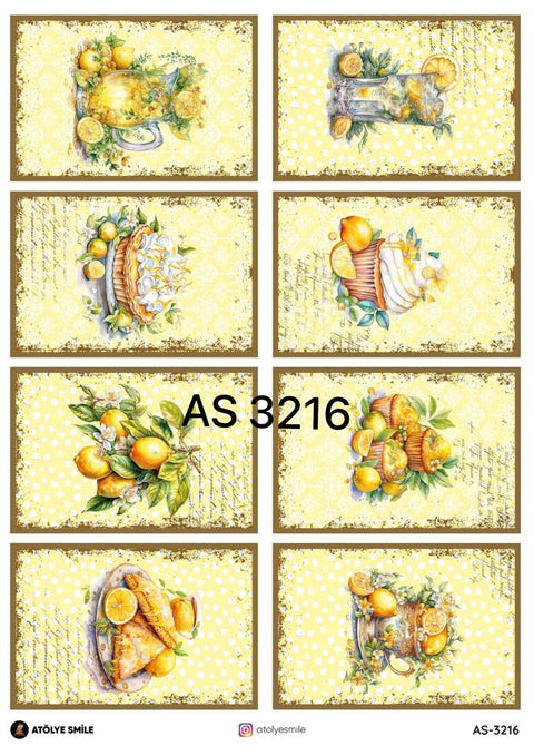 Rice Decoupage Paper - AS-3216