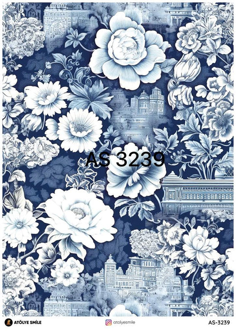 Rice Decoupage Paper - AS-3239