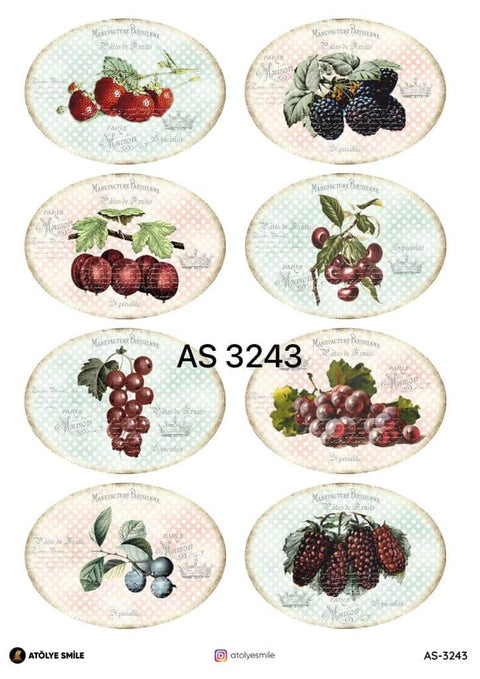 Rice Decoupage Paper - AS-3243