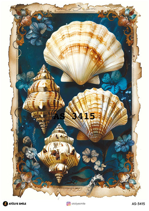 Rice Decoupage Paper - AS-3415