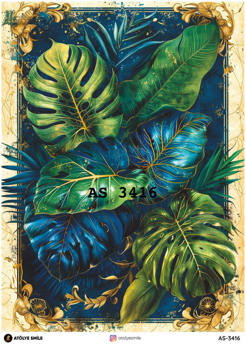 Rice Decoupage Paper - AS-3416