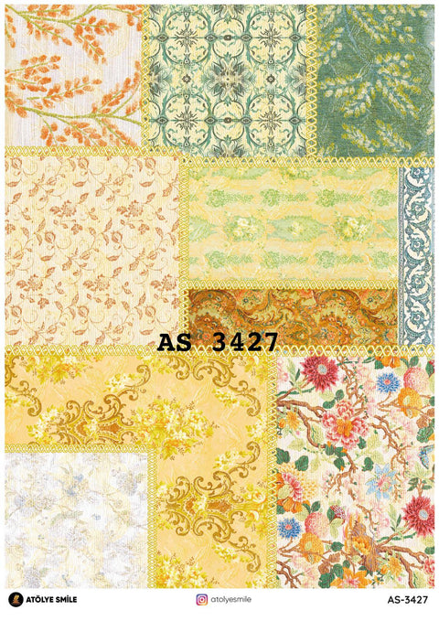 Rice Decoupage Paper - AS-3427