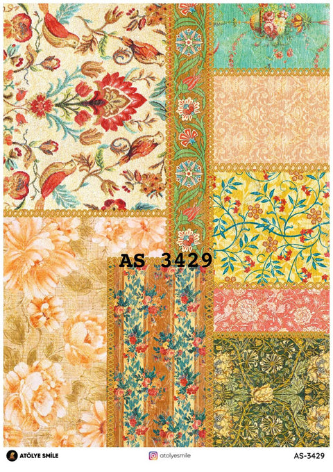 Rice Decoupage Paper - AS-3429