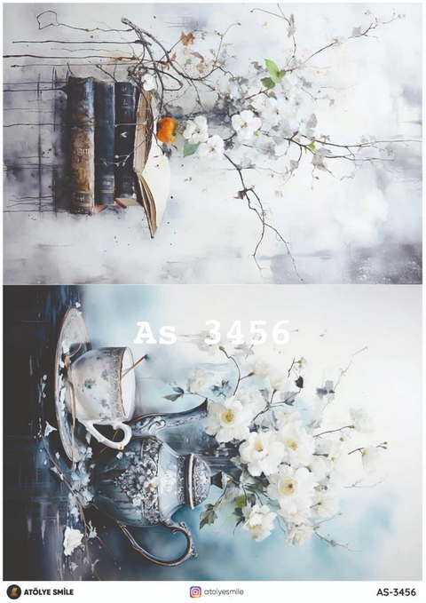 Rice Decoupage Paper - AS-3456