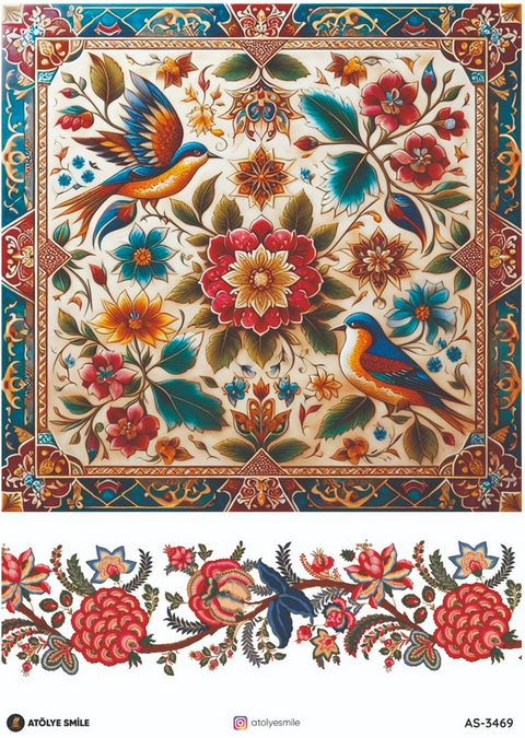 Rice Decoupage Paper - AS-3469