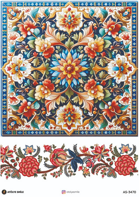 Rice Decoupage Paper - AS-3470