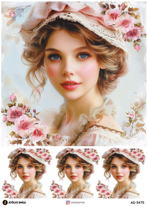 Rice Decoupage Paper - AS-3475