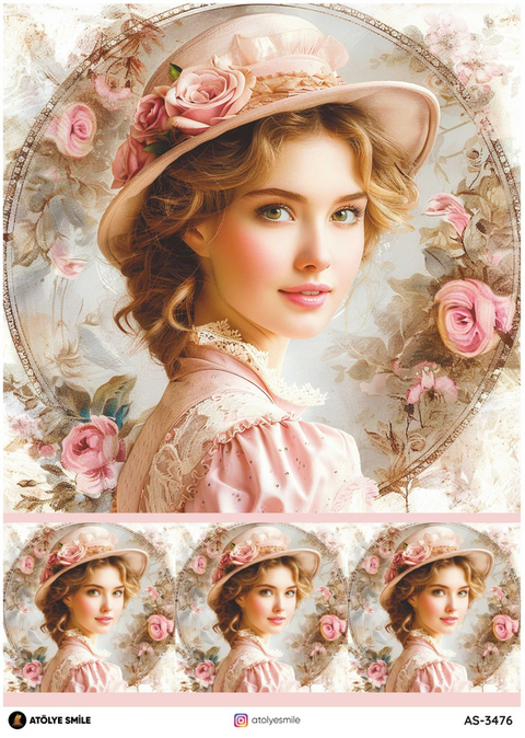 Rice Decoupage Paper - AS-3476
