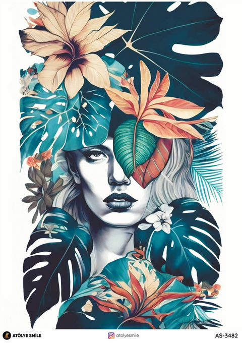 Rice Decoupage Paper - AS-3482