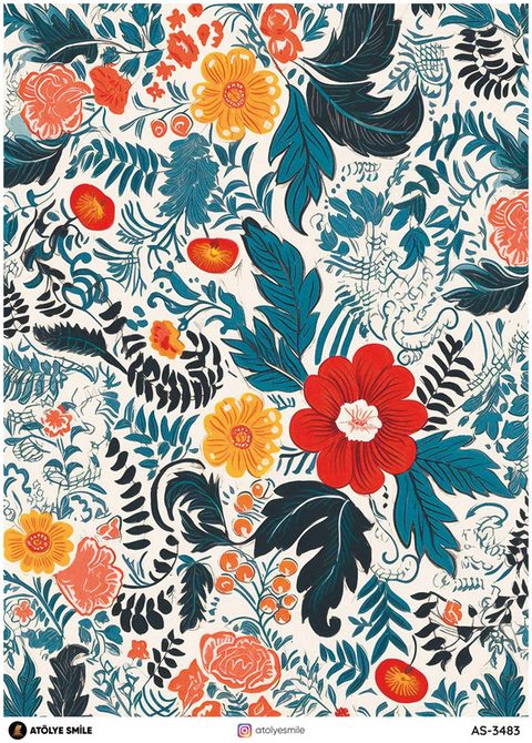 Rice Decoupage Paper - AS-3483