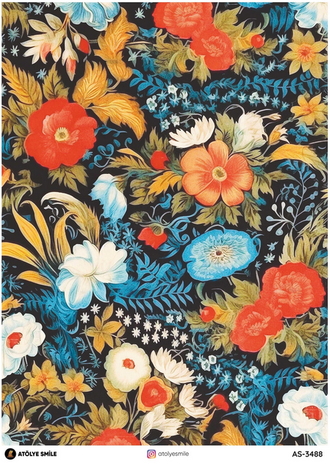 Rice Decoupage Paper - AS-3488