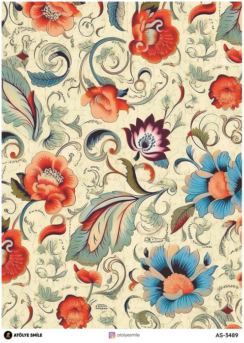 Rice Decoupage Paper - AS-3489