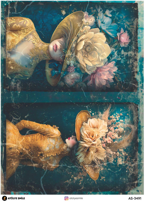 Rice Decoupage Paper - AS-3491