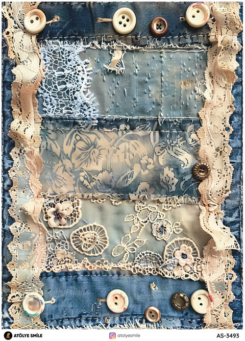Rice Decoupage Paper - AS-3493