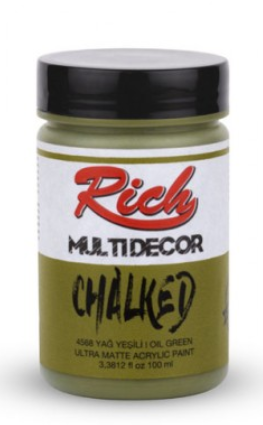 Rich Multi Decor Chalked - Oil Green (100CC)
