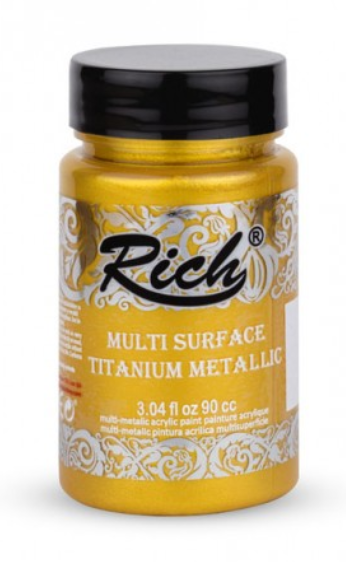 Rich Multi Surface Titanium Metallic - Gold (90CC)