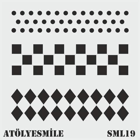 Stencil (Square) - SML-19