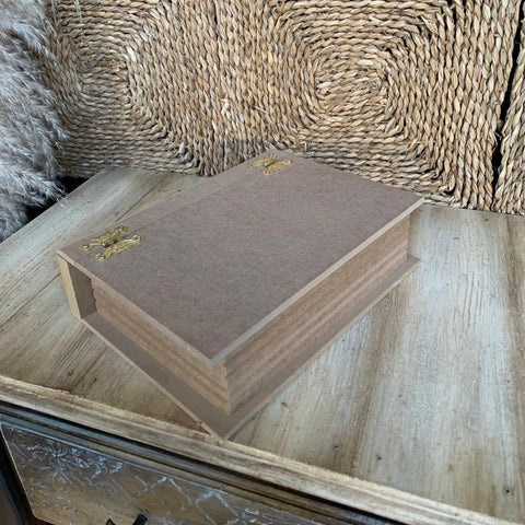Wooden Book Box (Medium)