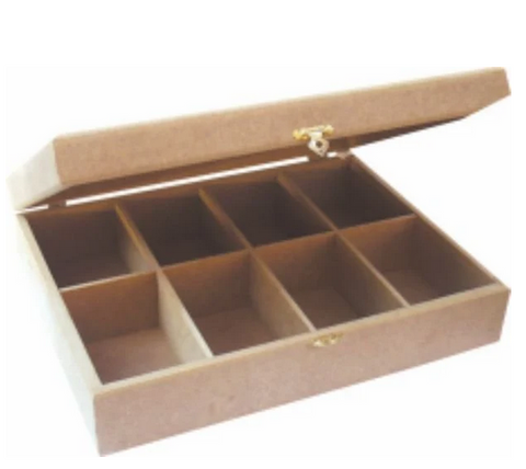 Wooden Box with Eight Partitions - KT-111