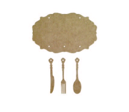Wooden Door Ornament - L110