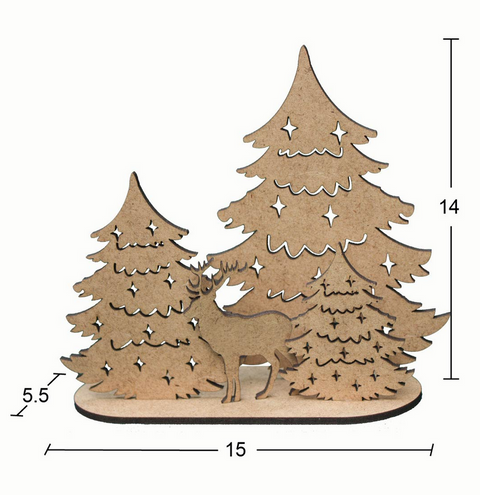 Wooden New Year Ornament - YB14